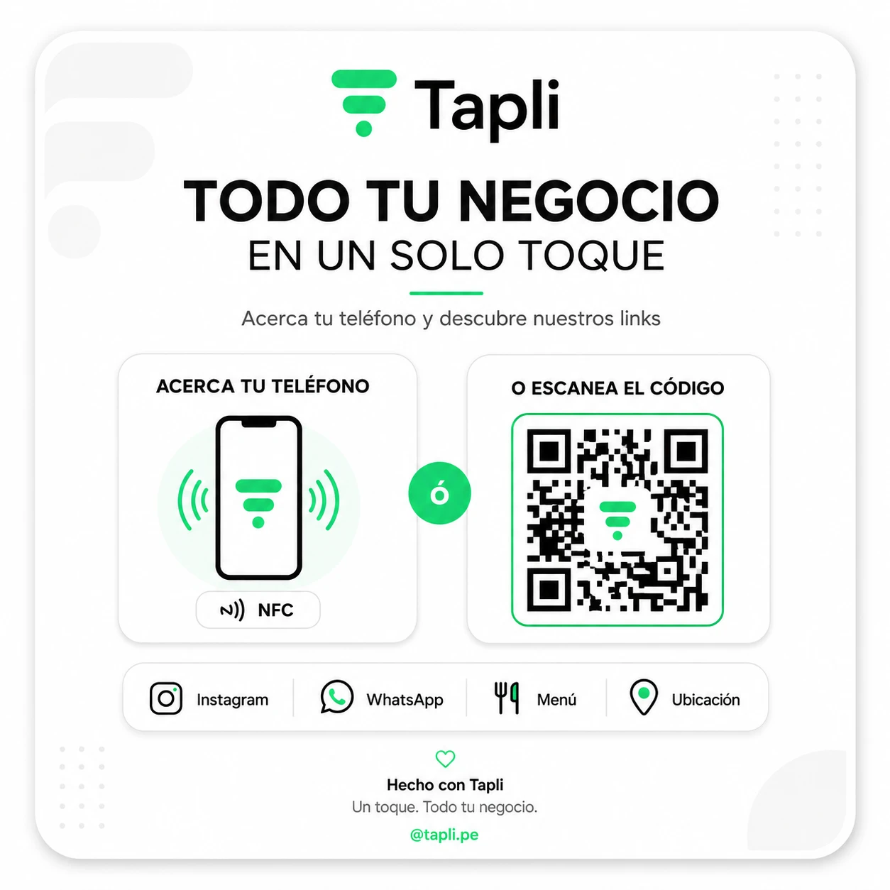 Tarjeta Tapli